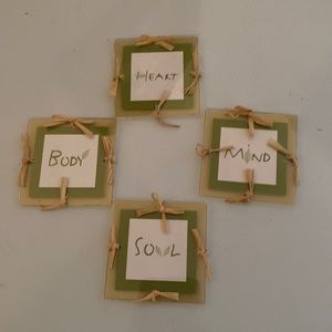 Mind Heart Body Soul magnets